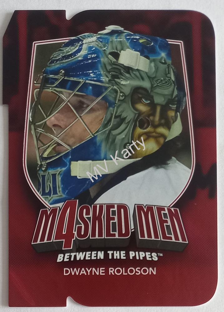 2011-12 In the Game Between the Pipes - Masked Men 4 - Ruby Die-Cut #MM-39 Dwayne Roloson