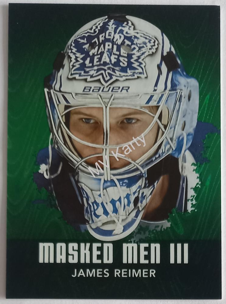 2010-11 In the Game Between the Pipes - Masked Men III - Emerald #MM-20 James Reimer #/340
