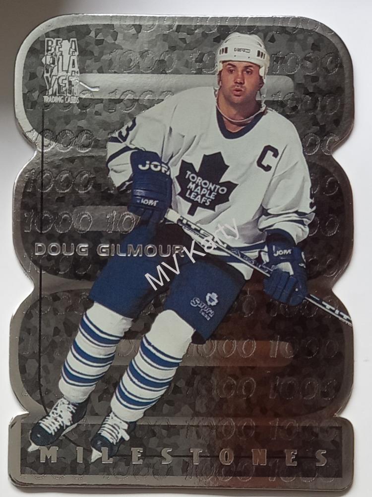 1998-99 In the Game Be A Player - Milestones #M19 Doug Gilmour