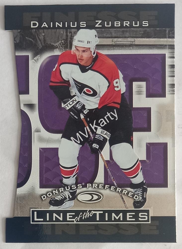 1997-98 Donruss Preferred - Line of the Times #8-C Dainius Zubrus #/2,500