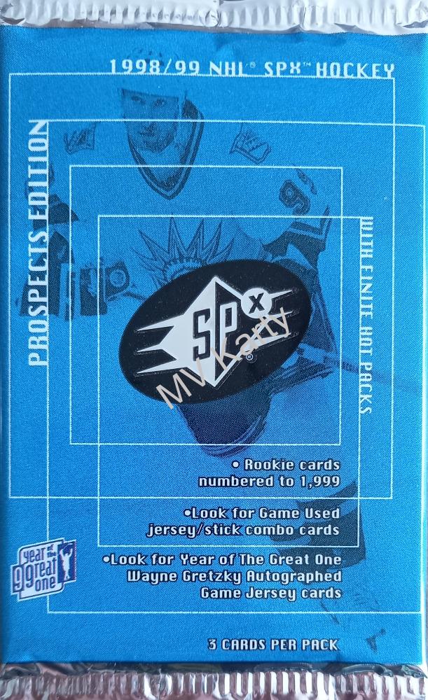 1998-99 Upper Deck SPx Prospects Edition Hobby balíček