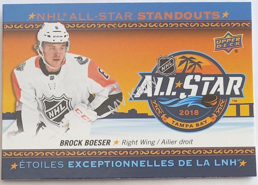 2018-19 Upper Deck Tim Hortons Collector's Series - All-Star Standouts Checklists #AS-3 Brock Boeser