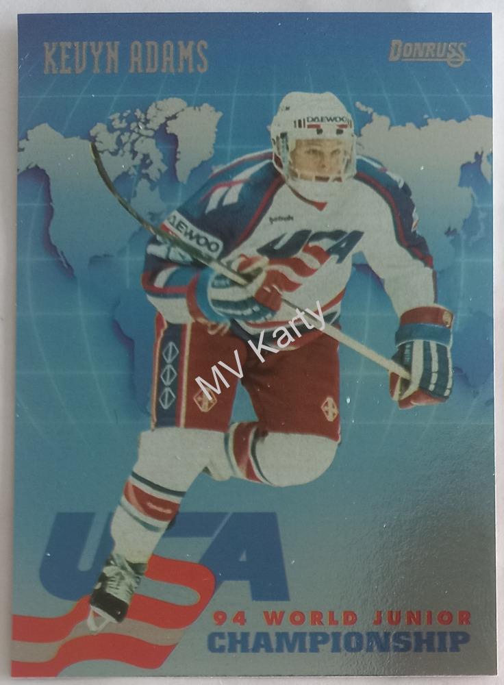 1993-94 Donruss - USA World Junior Championship #USA 1 Kevyn Adams