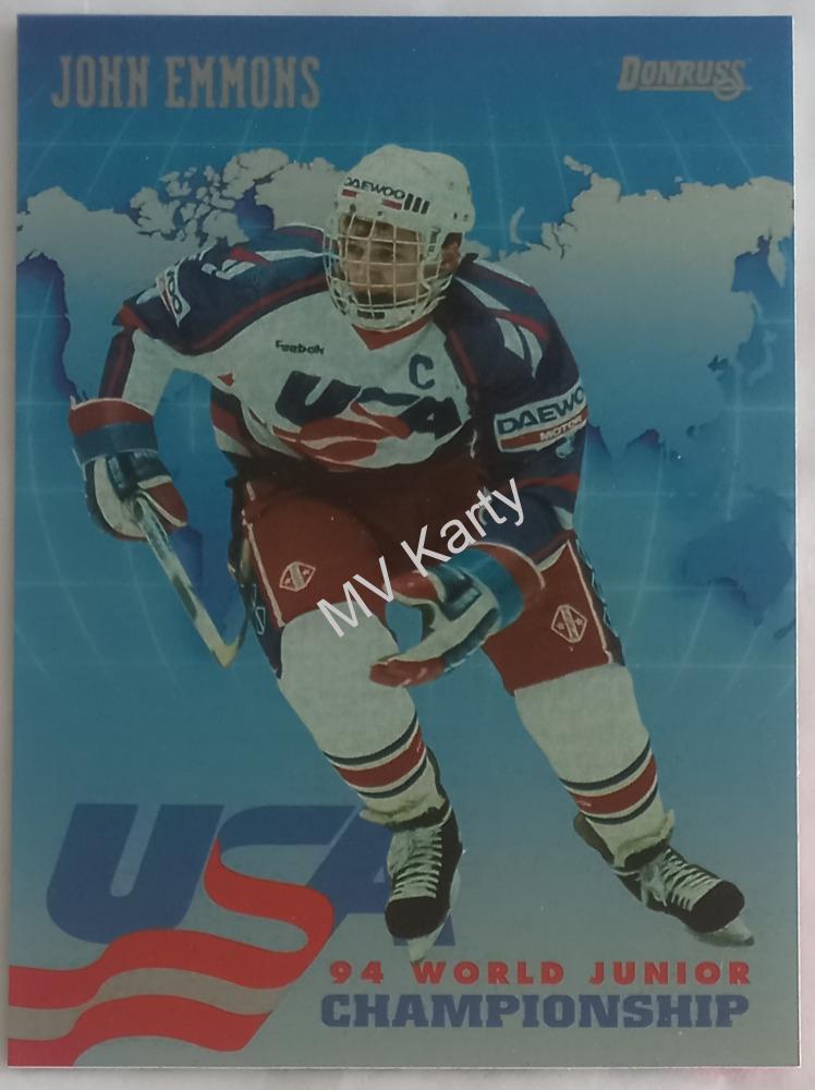 1993-94 Donruss - USA World Junior Championship #USA 7 John Emmons