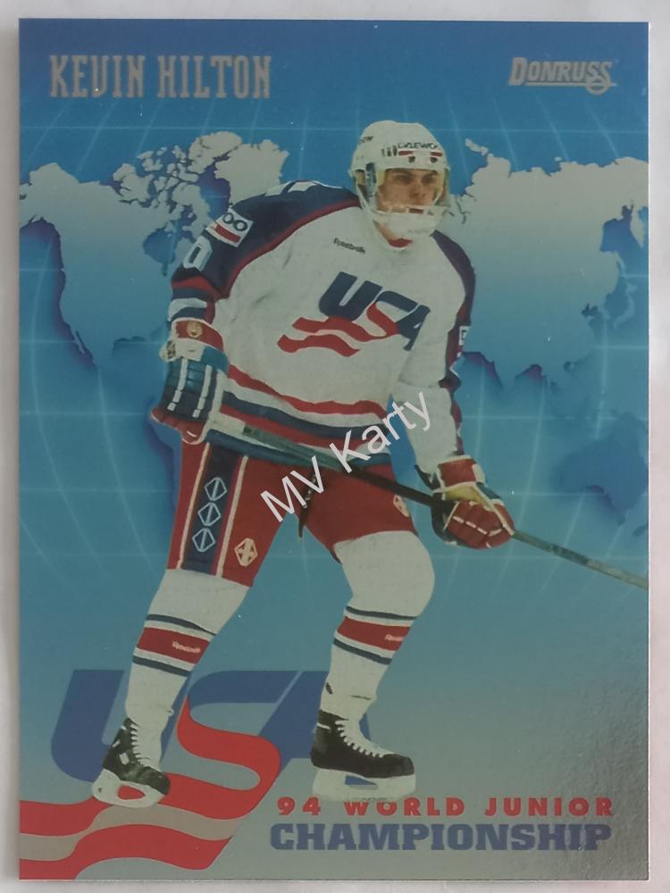 1993-94 Donruss - USA World Junior Championship #USA 9 Kevin Hilton