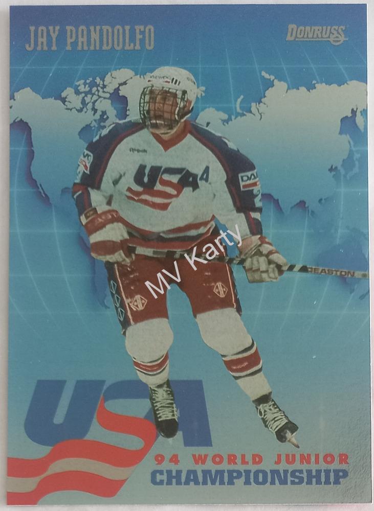 1993-94 Donruss - USA World Junior Championship #USA 16 Jay Pandolfo