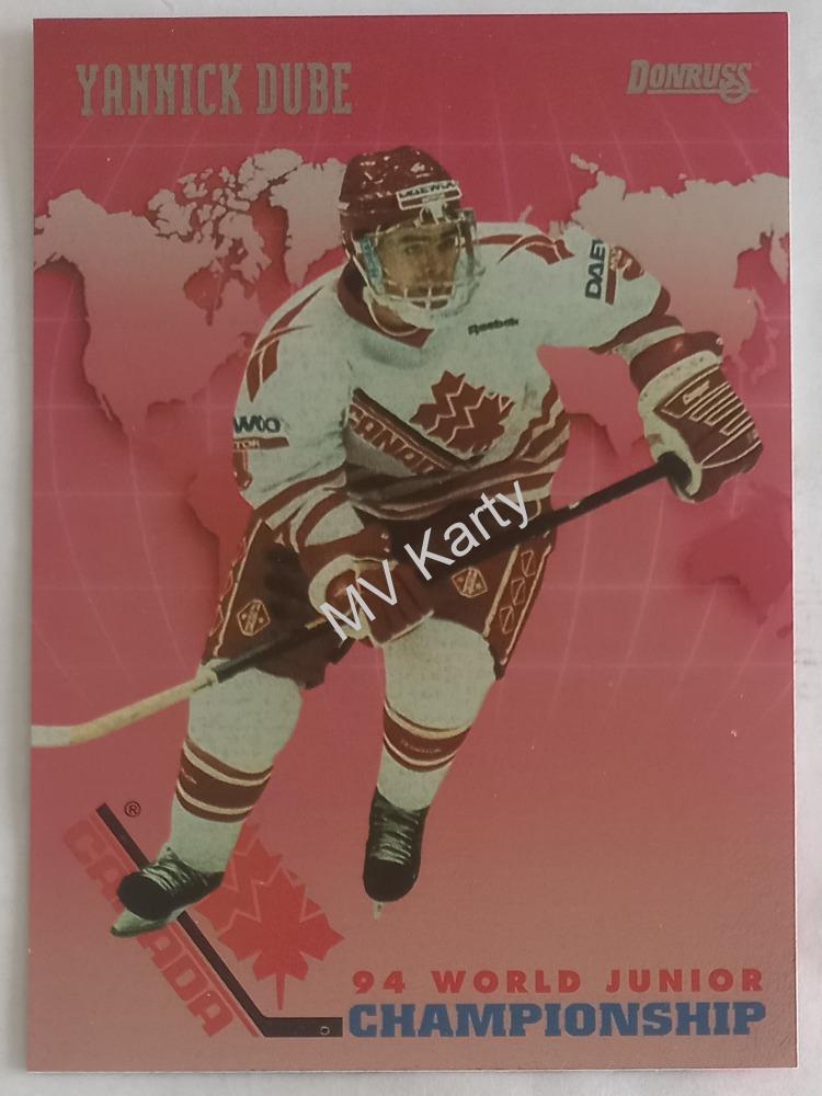 1993-94 Donruss - Canada World Junior Championship #CAN 9 Yannick Dube