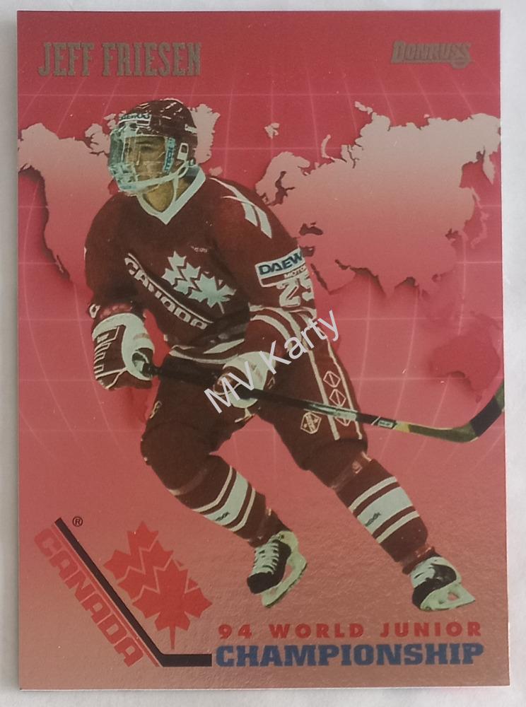 1993-94 Donruss - Canada World Junior Championship #CAN 11 Jeff Friesen