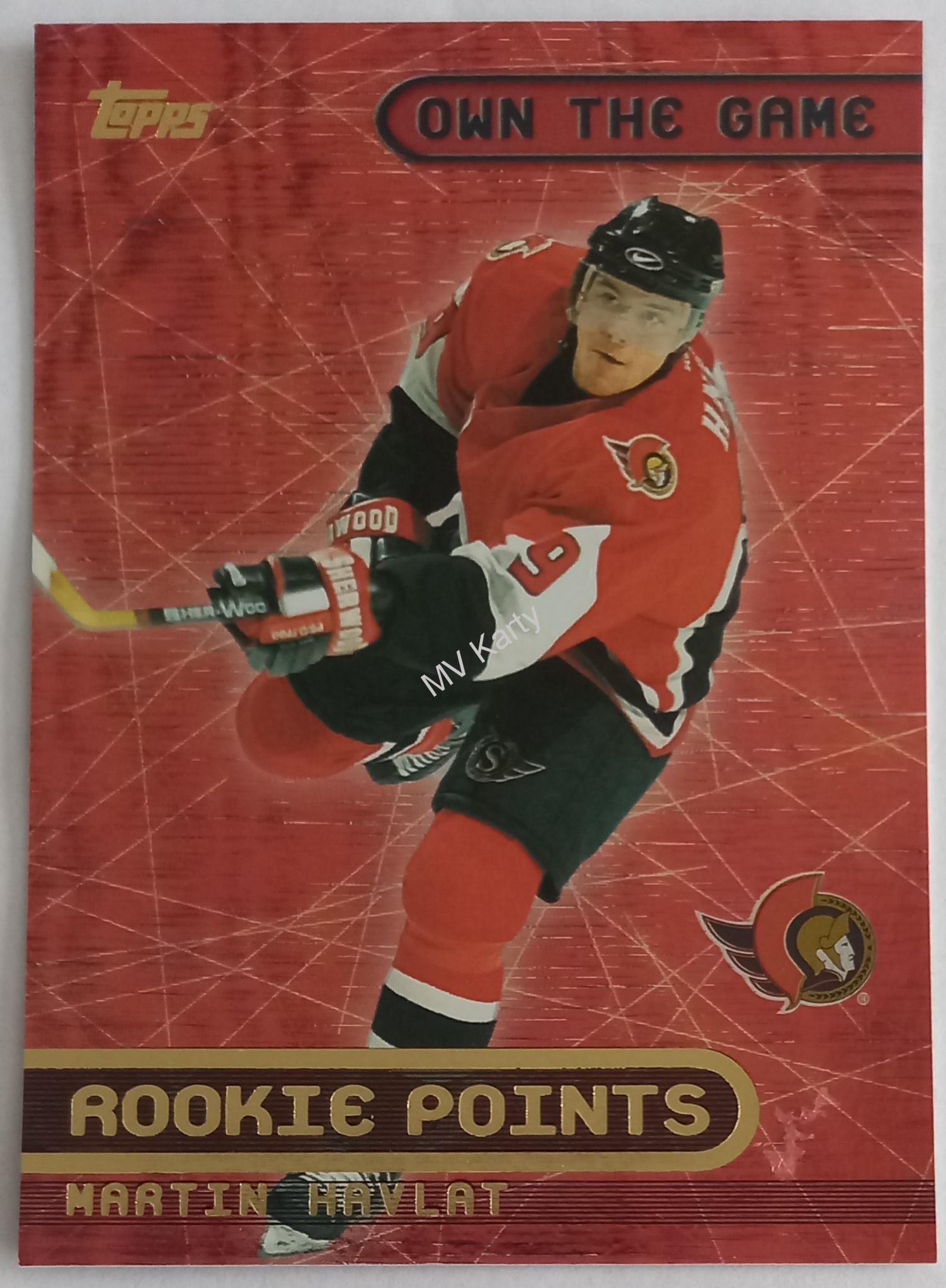 2001-02 Topps - Own the Game #OTG13 Martin Havlat