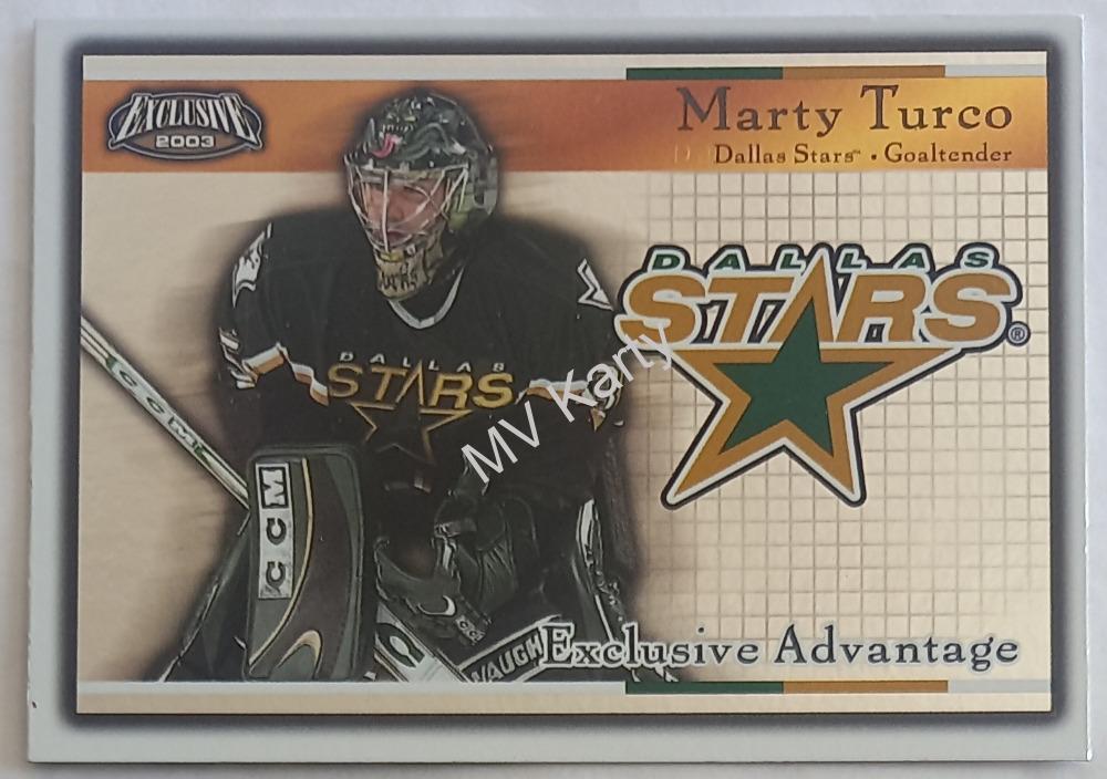 2002-03 Pacific Exclusive - Exclusive Advantage #6 Marty Turco