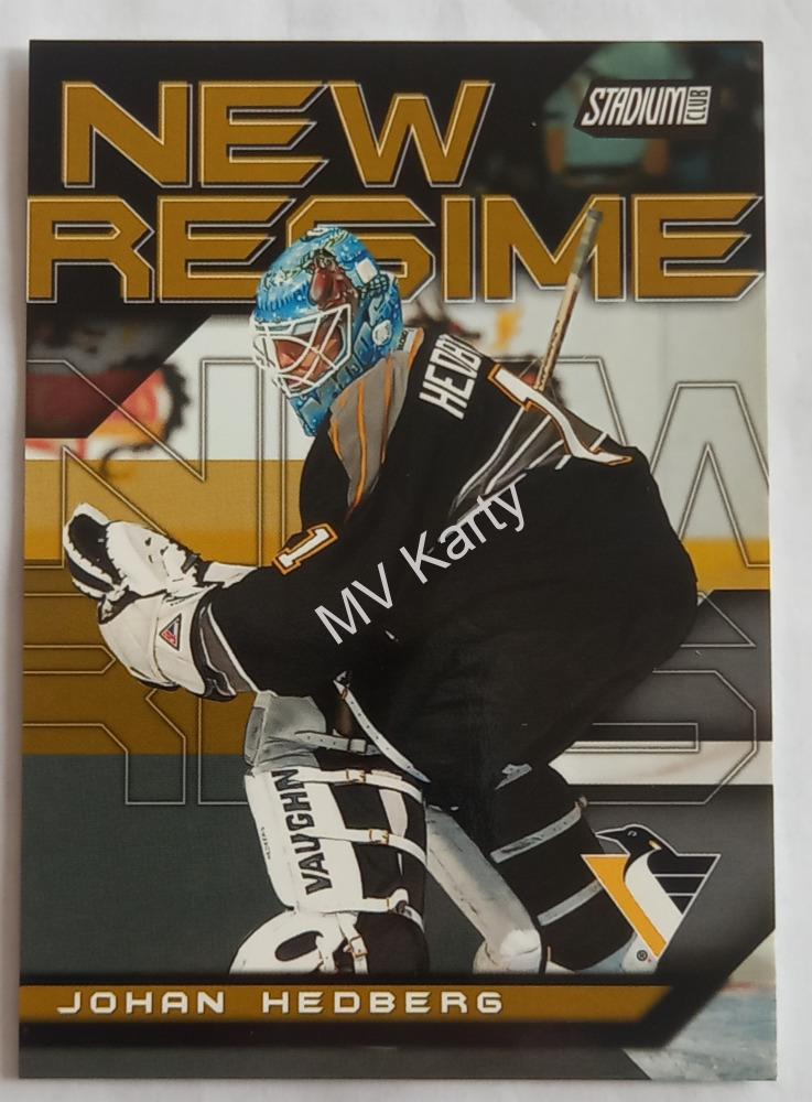 2001-02 Topps Stadium Club - New Regime #NR10 Johan Hedberg