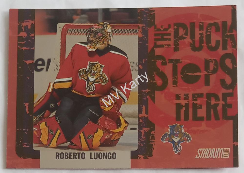 2002-03 Topps Stadium Club - The Puck Stops Here #PSH9 Roberto Luongo
