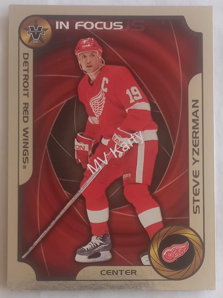 2000-01 Pacific Vanguard - In Focus #9 Steve Yzerman