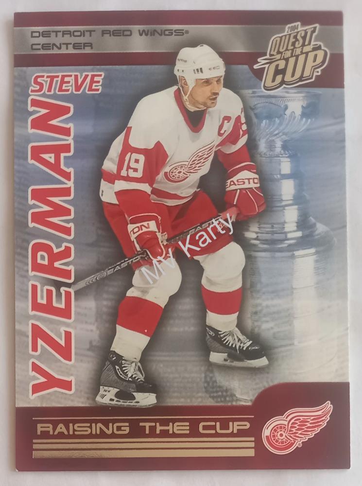 2003-04 Pacific Quest for the Cup - Raising the Cup #11 Steve Yzerman