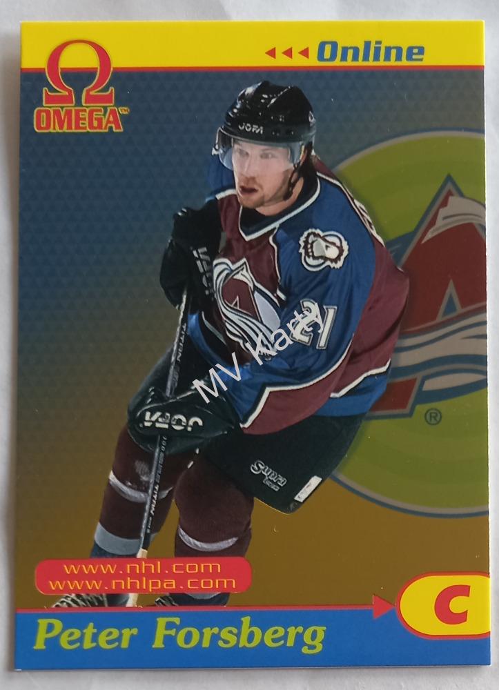 1998-99 Pacific Omega - Online #8 Peter Forsberg