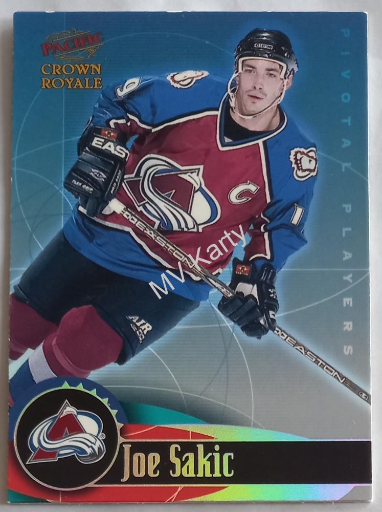 1998-99 Pacific Crown Royale - Pivotal Players #5 Joe Sakic