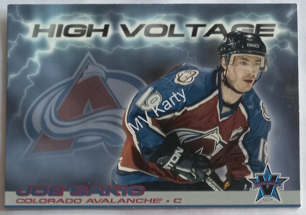 2000-01 Pacific Vanguard - High Voltage #9 Joe Sakic