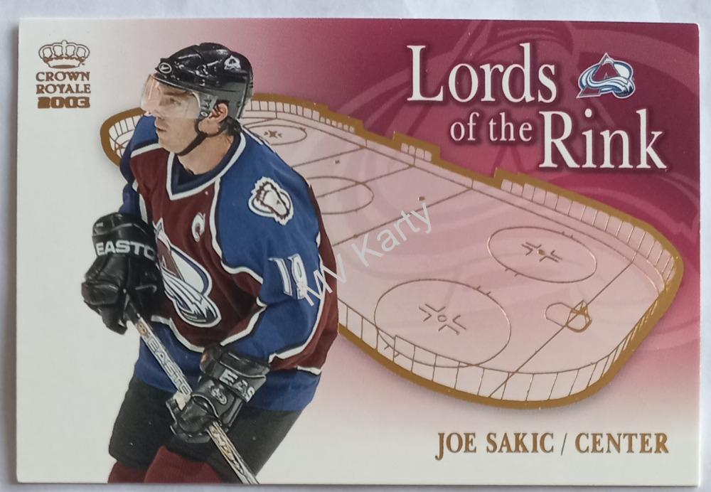 2002-03 Pacific Crown Royale - Lords of the Rink #7 Joe Sakic