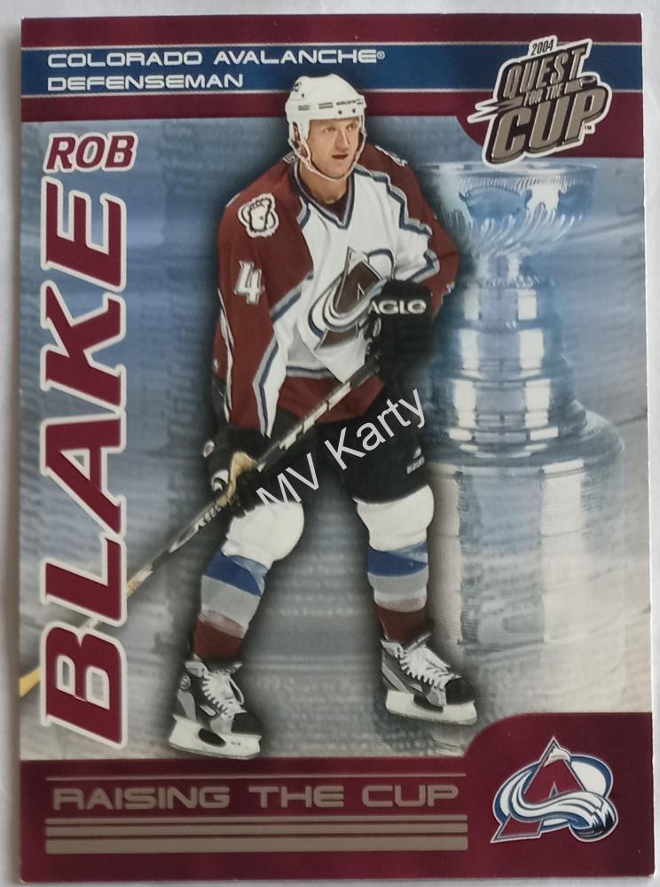 2003-04 Pacific Quest for the Cup - Raising the Cup #2 Rob Blake