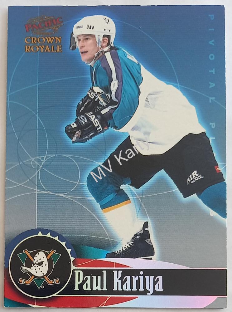 1998-99 Pacific Crown Royale - Pivotal Players #1 Paul Kariya