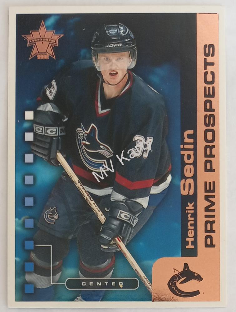 2001-02 Pacific Vanguard - Prime Prospects #20 Henrik Sedin