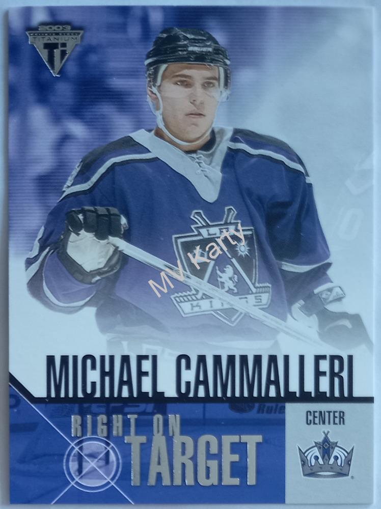 2002-03 Pacific Private Stock Titanium - Right on Target #11 Mike Cammalleri