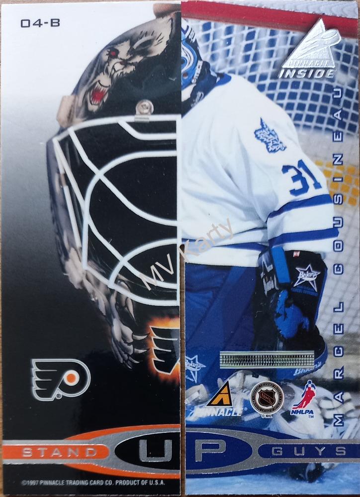 1997-98 Pinnacle Inside - Stand Up Guys #04-AB Garth Snow, Marcel Cousineau