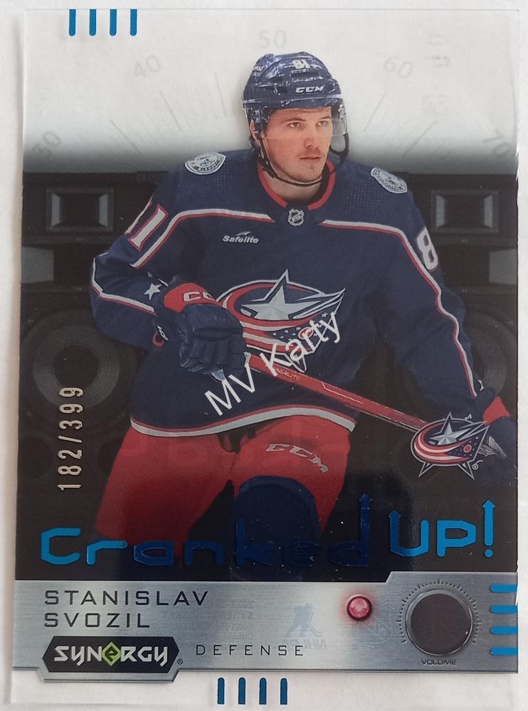 2023-24 Upper Deck Synergy - Cranked Up - Blue #CR-SV Stanislav Svozil #/399