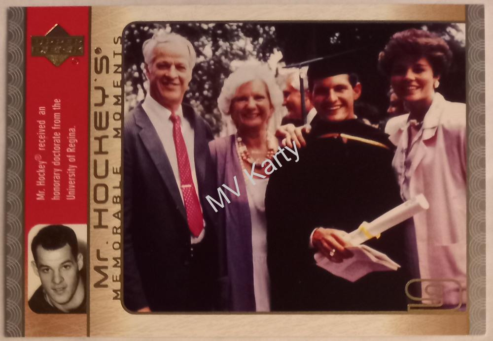 2003-04 Upper Deck - Mr. Hockey's Memorable Moments #GH22 Gordie Howe