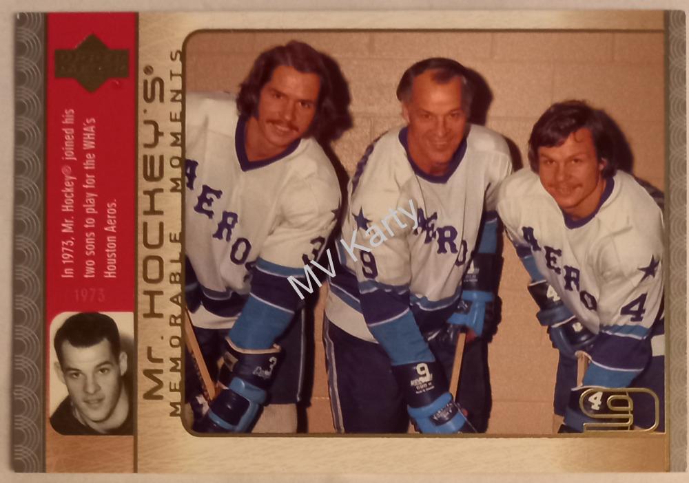 2003-04 Upper Deck - Mr. Hockey's Memorable Moments #GH16 Gordie Howe
