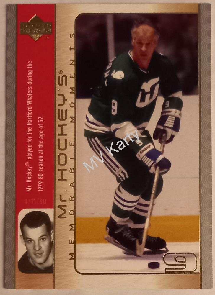 2003-04 Upper Deck - Mr. Hockey's Memorable Moments #GH20 Gordie Howe