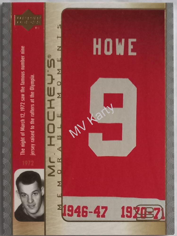 2003-04 Upper Deck - Mr. Hockey's Memorable Moments #GH15 Gordie Howe