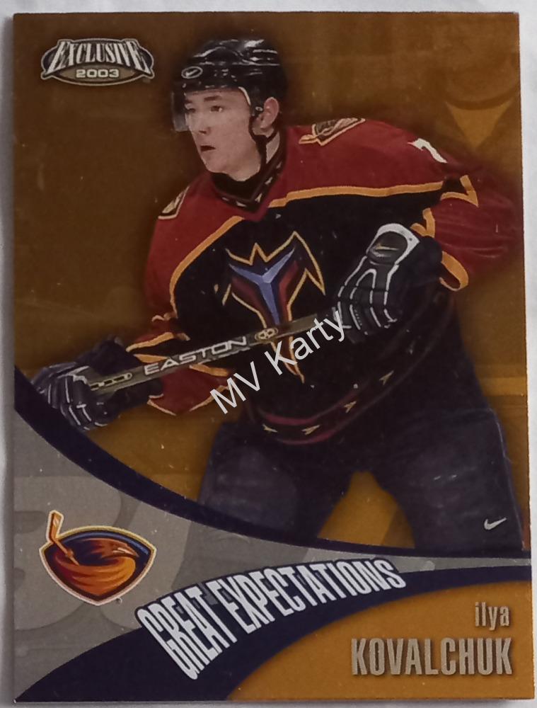 2002-03 Pacific Exclusive - Great Expectations #2 Ilya Kovalchuk