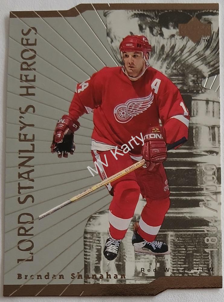 1998-99 Upper Deck - Lord Stanley's Heroes - Die-Cut Quantum #LS4 Brendan Shanahan #/2,000