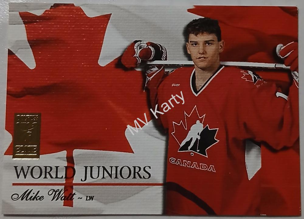 1995-96 Donruss Elite - World Juniors #21 Mike Watt #/1,000