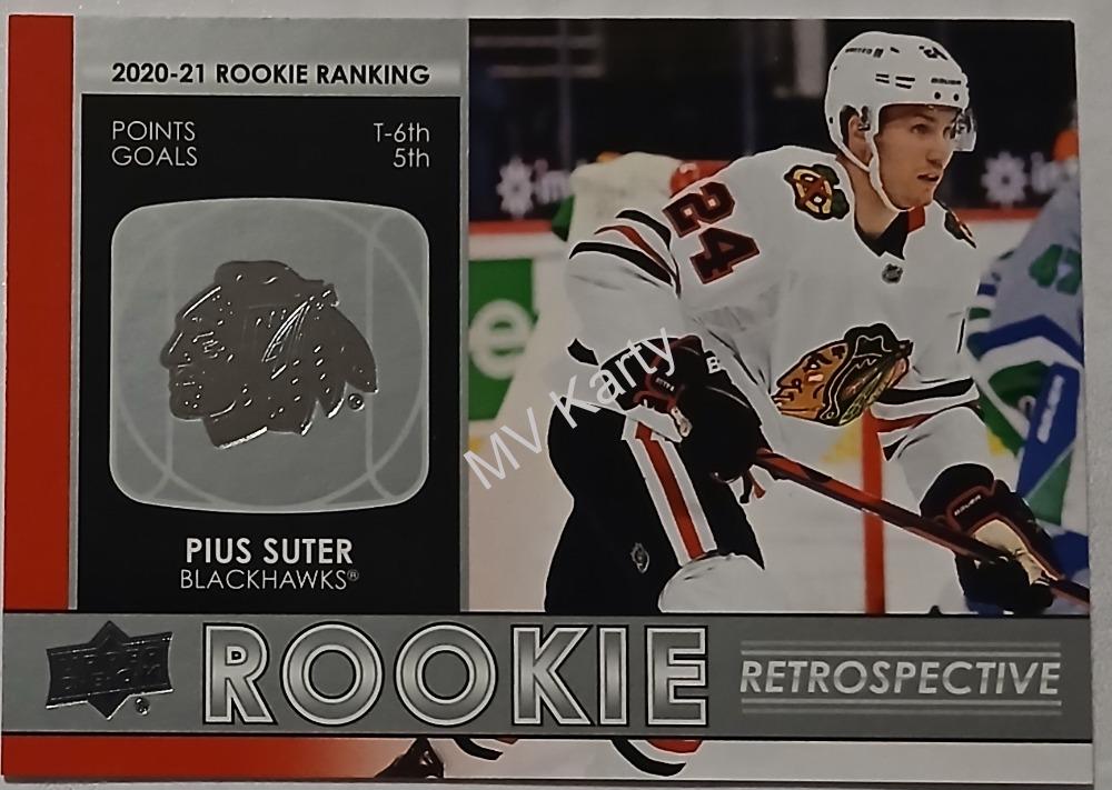 2021-22 Upper Deck Series 1 - Rookie Retrospective #RR-11 Pius Suter