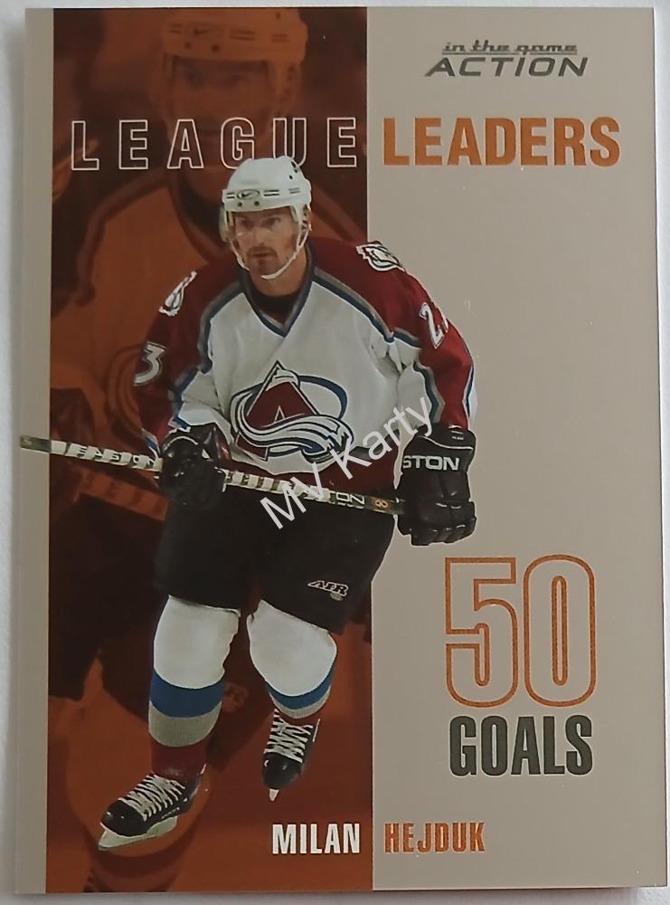 2003-04 In the Game Action - League Leaders #LL-2 Milan Hejduk
