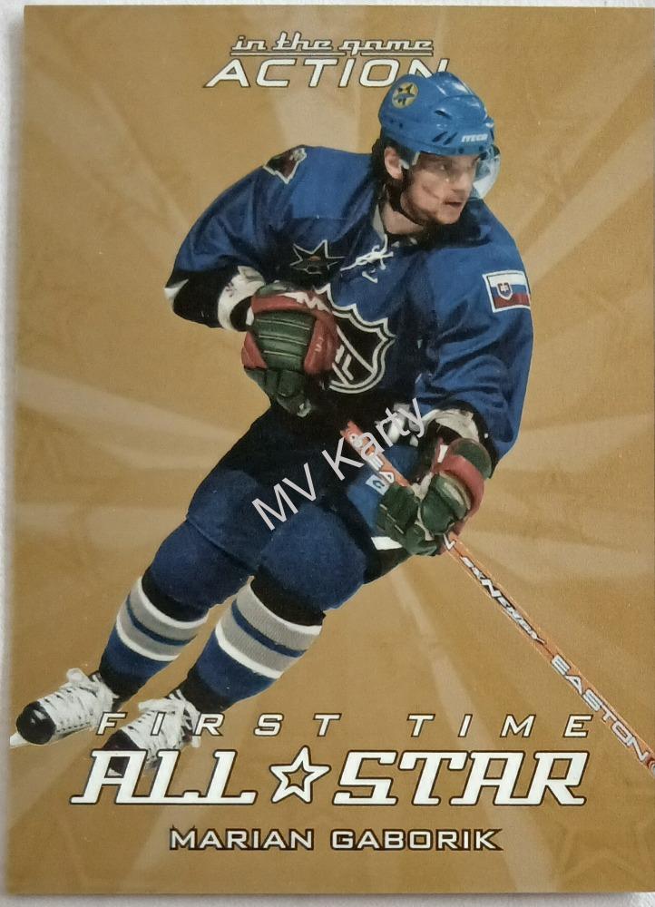 2003-04 In the Game Action - First Time All-Stars #FT-1 Marian Gaborik