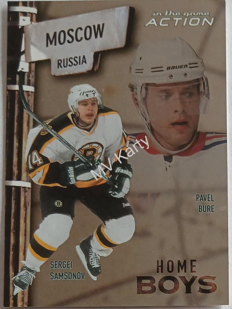 2003-04 In the Game Action - Home Boys #HB-14 Pavel Bure, Sergei Samsonov