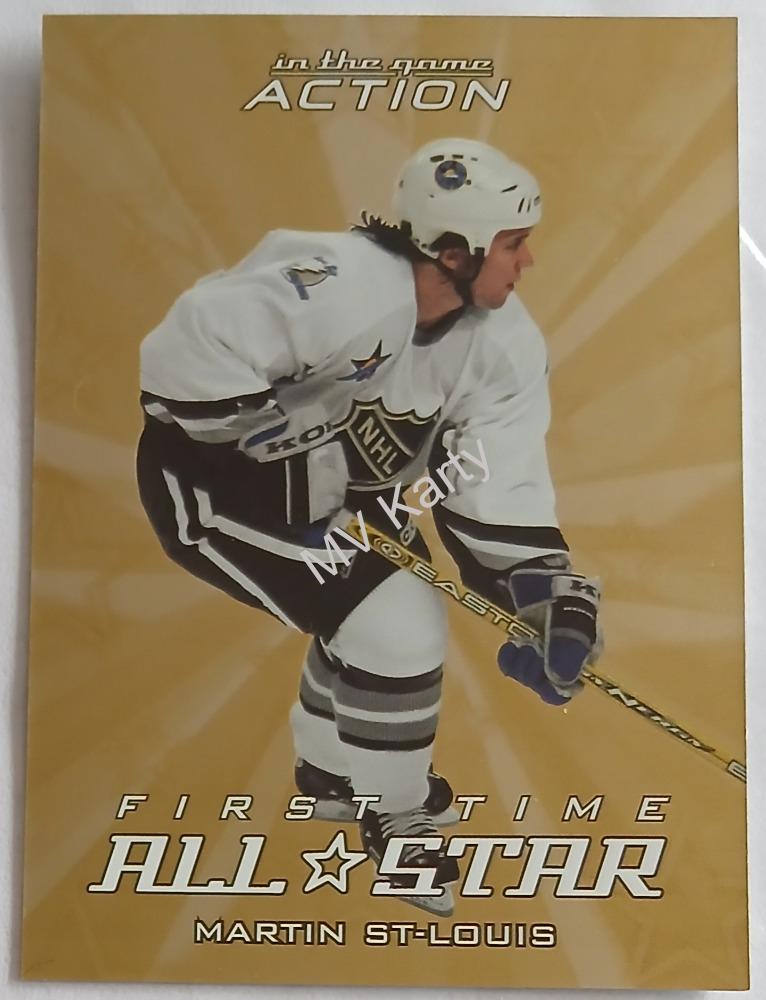 2003-04 In the Game Action - First Time All-Stars #FT-9 Martin St. Louis