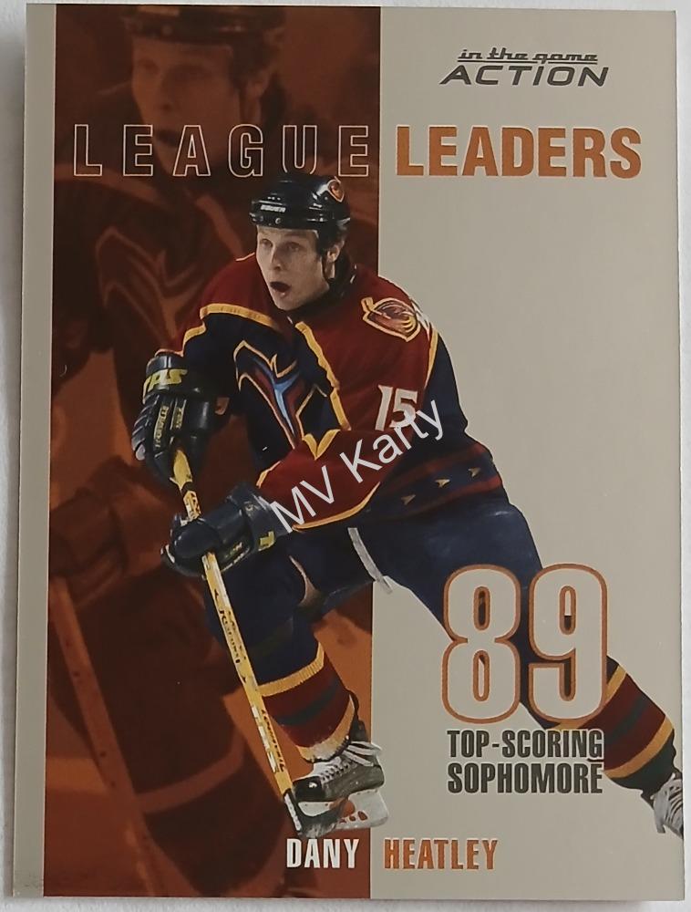 2003-04 In the Game Action - League Leaders #LL-10 Dany Heatley
