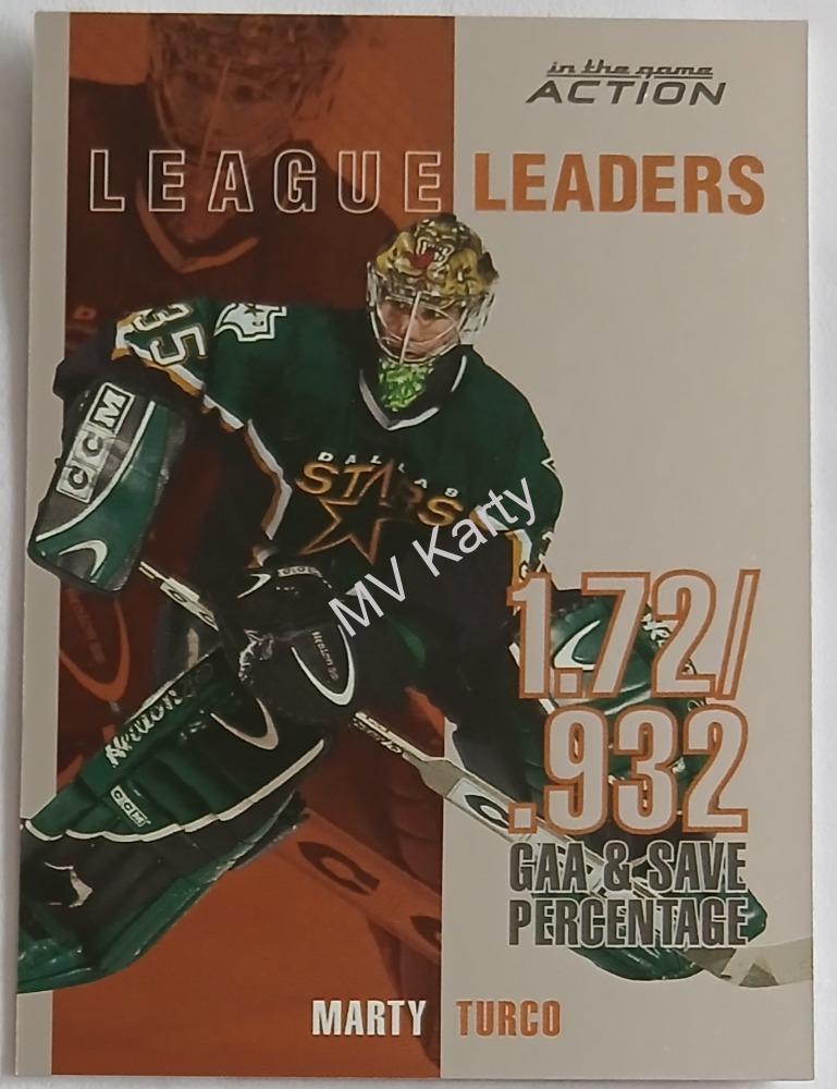 2003-04 In the Game Action - League Leaders #LL-5 Marty Turco