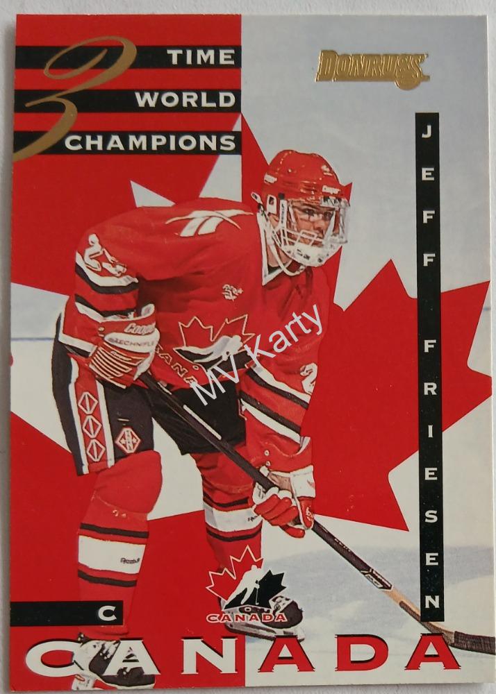 1995-96 Donruss - Canadian World Junior Team #21 Jeff Friesen