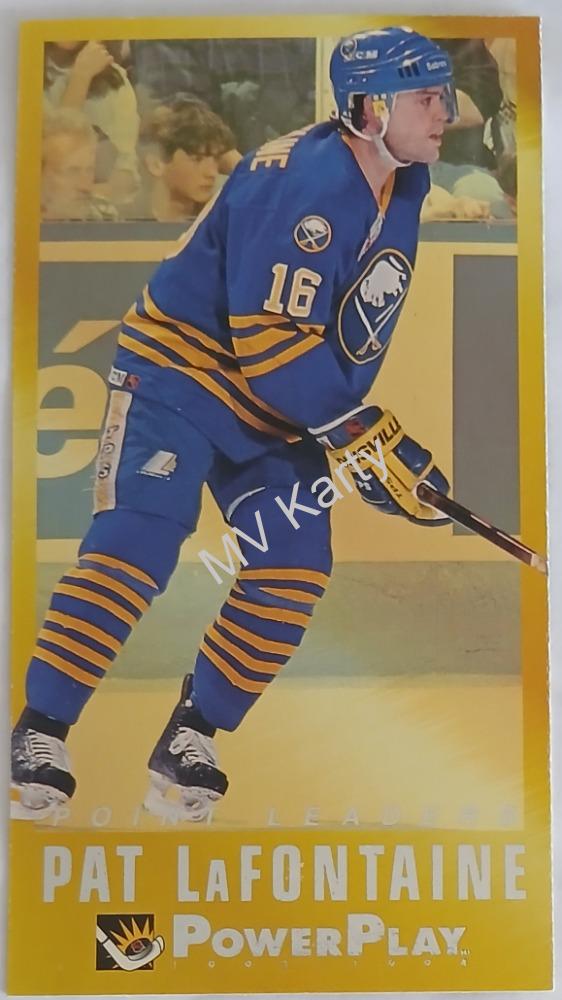 1993-94 Fleer Power Play - Point Leaders #7 Pat LaFontaine