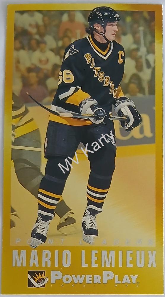 1993-94 Fleer Power Play - Point Leaders #8 Mario Lemieux