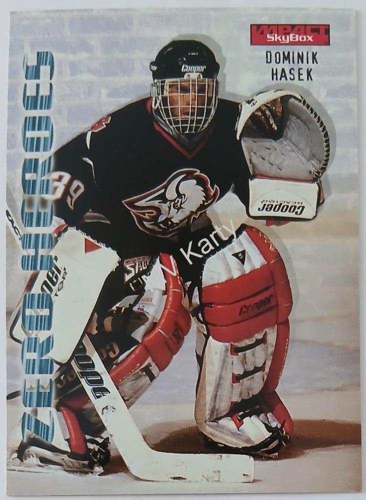 1996-97 Skybox Impact - Zero Heroes #4 Dominik Hasek