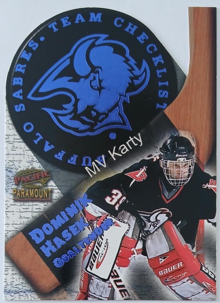1998-99 Pacific Paramount - Team Checklists #3 Dominik Hasek