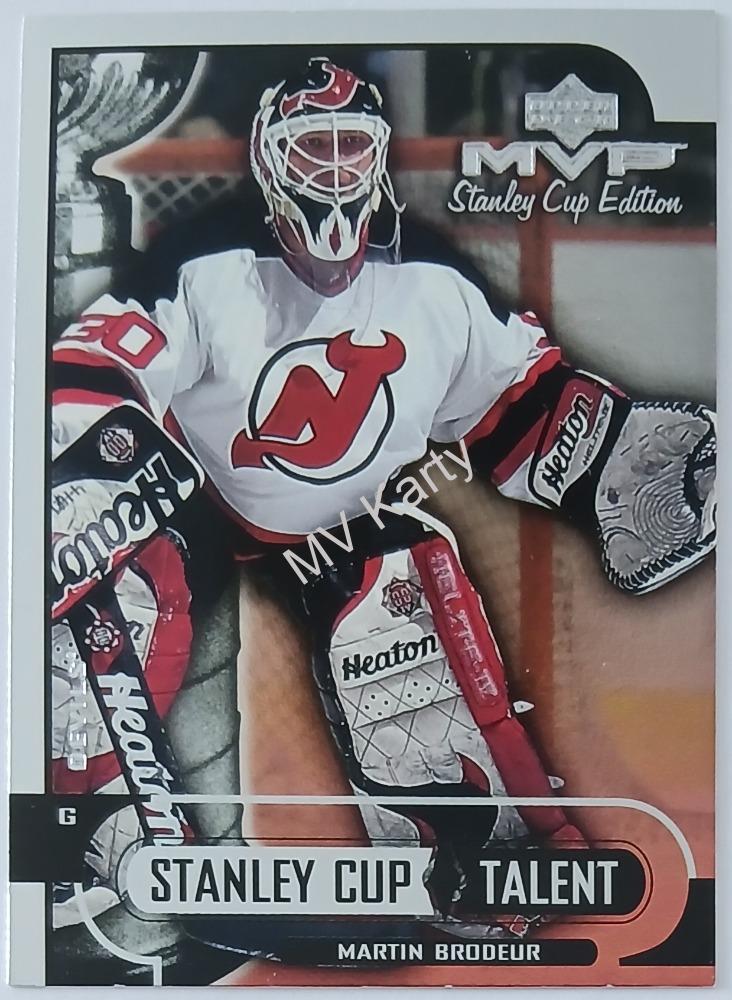 1999-00 Upper Deck MVP Stanley Cup Edition - Stanley Cup Talent #SC10 Martin Brodeur