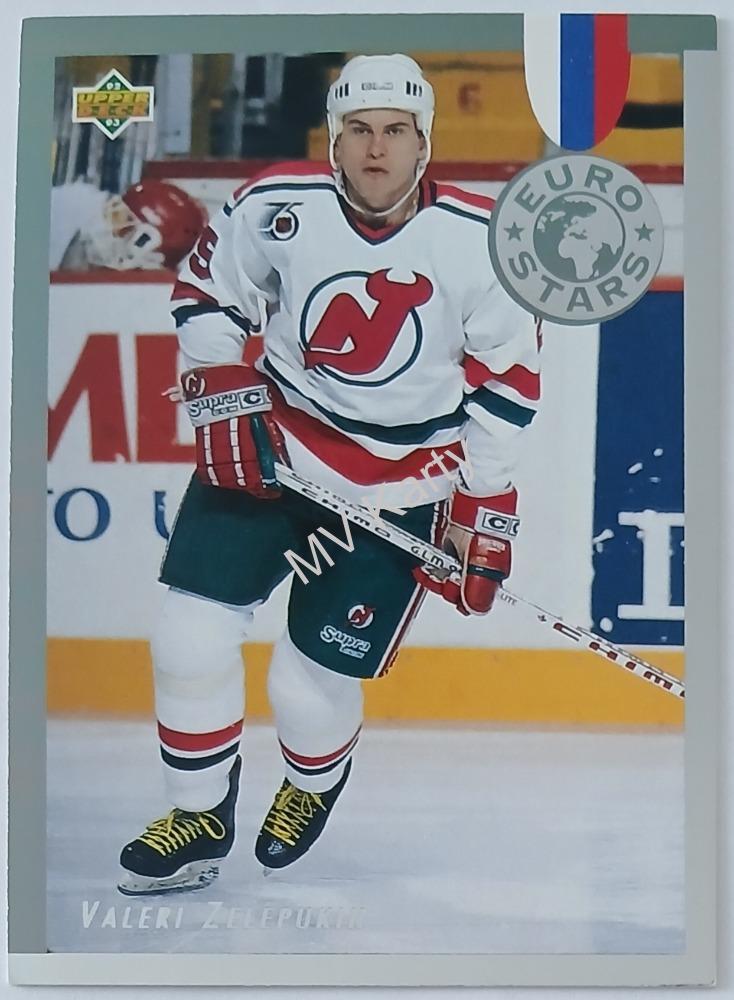 1992-93 Upper Deck - Euro Stars #E12 Valeri Zelepukin