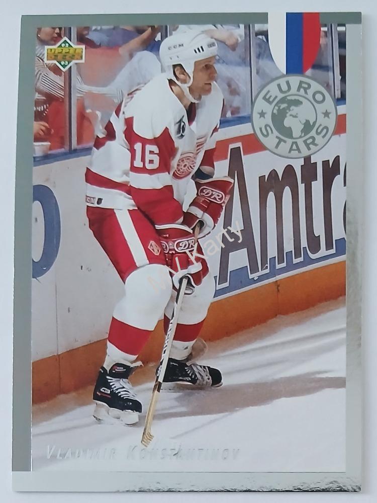 1992-93 Upper Deck - Euro Stars #E10 Vladimir Konstantinov
